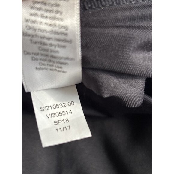 Athleta Women's Skort Black Laser‎ Run Brief Lined Mini Skirt Size Small Preppy - Picture 6 of 7